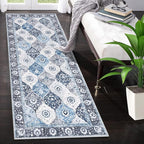 HEBE Hallway Runner Rug 2'x5', Washable Non Slip Kitchen Rug Runner | Soft Boho - Image 8