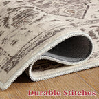 SERISSA 4x6 Washable Non Slip Boho Area Rug - Image 7