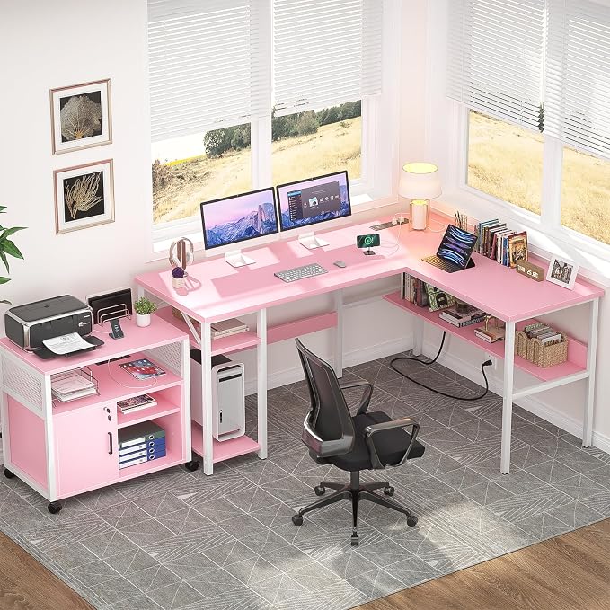 Unikito Reversible L Shaped Desk - Image 2