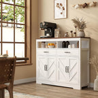 knoworld Buffet Sideboard with Storage Farmhouse with 4 Doors, Dining Room - Image 5