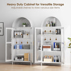 VEXPOR 73" Tall Arched Display Cabinet - Image 6