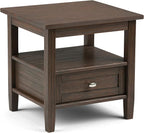 SIMPLIHOME Warm Shaker End Table by SimpliHome