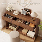 Nasonet Mid Century Modern Console Table, Entryway Table - Image 4