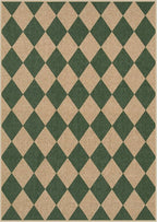 Lahome Checkered Easy Jute 5x7 Outdoor Rug, Washable Rugs - Image 9