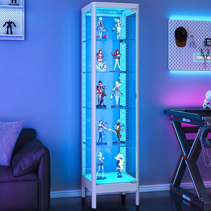 5-Tier Glass Display Cabinet - Image 7