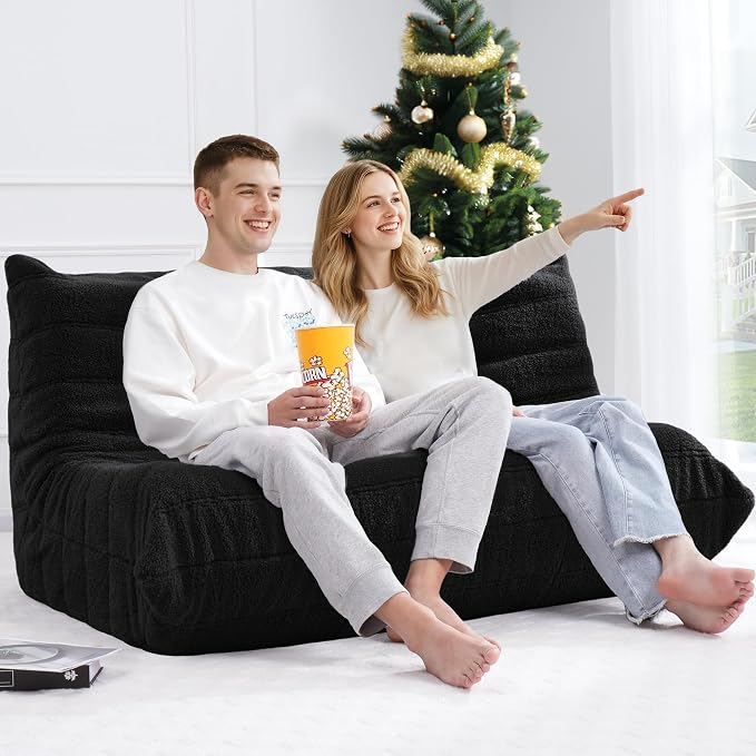 Bean Bag Loveseat Chair Big Sofa Beanbag Chair - Image 7