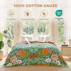 LUTBM Boho Throw Blanket for Bed Cotton Summer Blankets Bedroom Living Room - Image 2