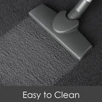 5x7 Area Rugs for Living Room Non Slip Dorm Bedroom Rug, Dark Grey | Modern - Image 7