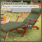 Wenqik 2 Pcs Outdoor Chaise Lounge Cushion - Image 7