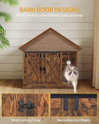 Hzuaneri Cat Litter Box Enclosure, Hidden Litter Box Cabinet Furniture - Image 6