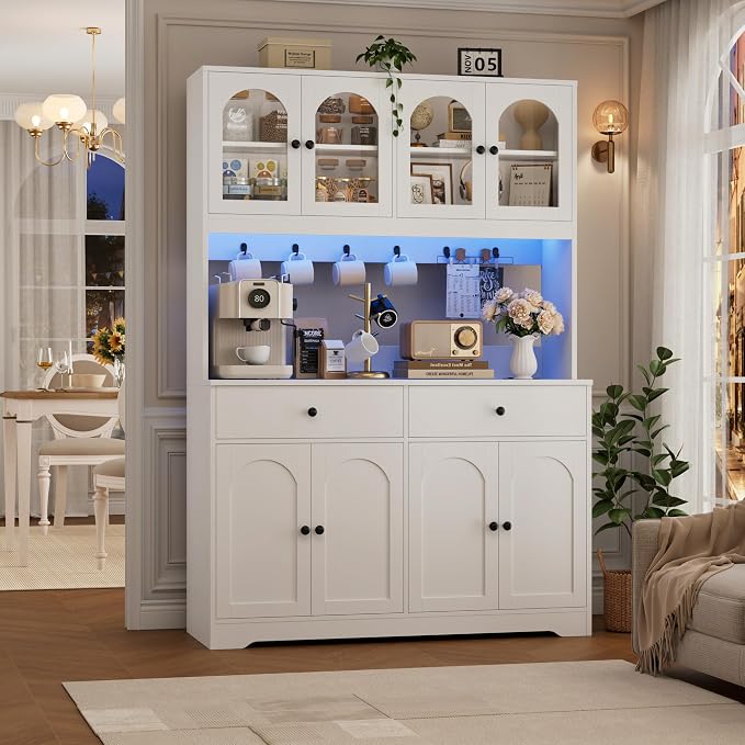 HIFIT 71" LED Kitchen Pantry Cabinet - Image 9