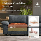 HERA'S HOUSE 158" Modular Sectional Sofa, Oversized L Shaped Couches - Image 3