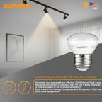 Sunlite LED R14 Mini Flood Light Bulbs, 4 Watts, 250 Lumens, Medium Base - Image 5
