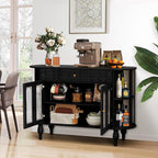 XUZENEST 47'' Fluted Sideboard Buffer Cabinet - Image 5