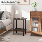 Apicizon 2 Tier End Table, Small Side Table - Image 7