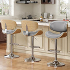 YaFiti Bar Stools for Kitchen Island, Swivel Bar Stools for Kitchen Counter - Image 3