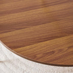 LumFurn Round Coffee Table, Mid-Century Modern Design, D30 x H17, - Image 6