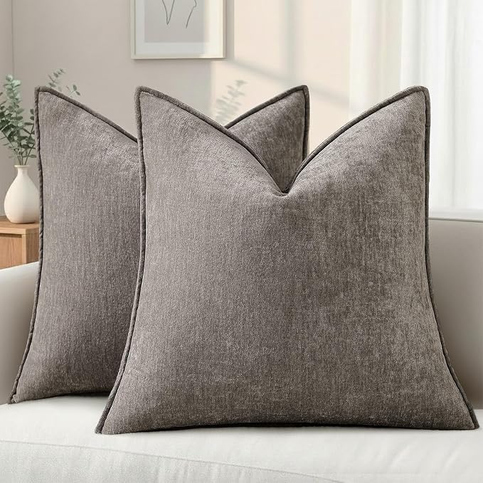 decorUhome Summer Couch Euro Sham Throw Pillow Covers 22x22 Set of 2, by decorUhome