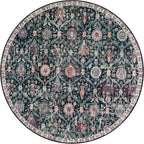 Lahome Moroccan Washable Round Area Rug, Soft Round Rugs 6ft Ultra-Thin | - Image 7