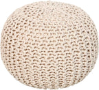 REDEARTH Round Pouf Ottoman by REDEARTH