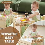 bpmfkid Montessori Weaning Table and Chair Set - Image 3