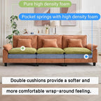 Oprisen 120" Modular Sectional Sofa, Comfy Cloud Couch Sectional, Chenille Sofa - Image 3