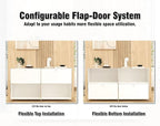 Metal Sideboard with 2 Flap Doors, DIY Modern Home Furnishing, Foyer - Image 6
