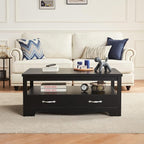 LINSY HOME Farmhouse Coffee Table - Image 7