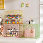 Colorful Figure Display Case for Collectibles 4 Layer Hobby Figurine Display - Image 5