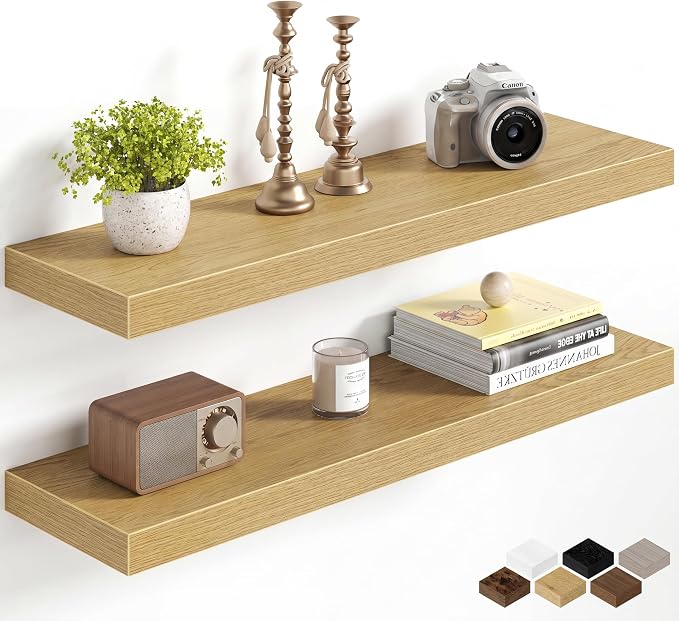 Fun Memories 30Inch Floating Shelves by FunMemories