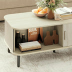 ONBRILL 47.2 Inch Mid Century Modern Coffee Table - Image 4
