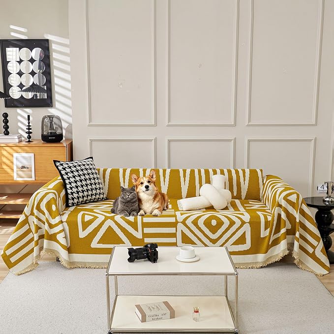 VClife Couch Cover Bohemian Large Couch Covers by VCLIFE