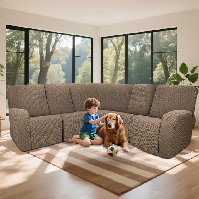 100% Waterproof Sectional Recliner Couch Covers - Image 2