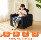 MAXYOYO Kids Bean Bag Chair, Comfy Faux Fur Bean Bag Sofa - Image 4