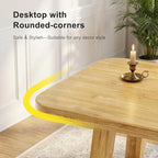 39.4" Solid Bamboo Entryway Console Table, Sofa Table Behind Couch, Narrow - Image 6