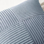 MIULEE Dusty Blue Decorative Throw Pillow Covers - Image 2