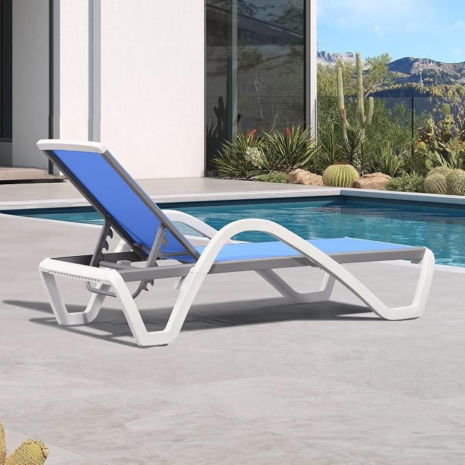 PURPLE LEAF Patio Chaise Lounge Chair - Image 3