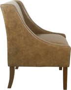 HomePop Modern Swoop Arm Accent Chair - Image 4