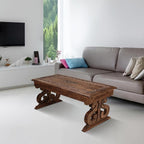 Lightnpro Handcrafted Mango Wood Rectangular Coffee Table - Image 6