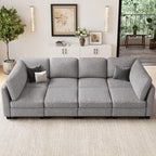 Belffin 111" Cloud Sectional Sleeper Sofa - Image 3