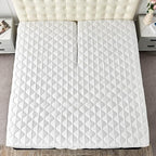 Quilted Waterproof Split Top California King Mattress Protector Pad - Image 5