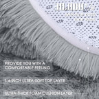 OLANLY Area Rugs for Living Room Bedroom, Machine Washable 4x5.9 ft Soft Fluffy - Image 8