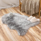 MIULEE Fluffy Area Rug 2x3 ft Faux Fur Sheepskin Rug - Image 4