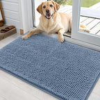 OLANLY Dog Door Mat for Muddy Paws 36x24, Super Absorbent Chenille Mud Mat | by OLANLY