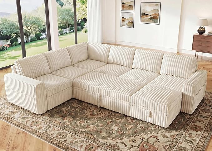 HONBAY Modular Sectional Sleeper Sofa by HONBAY