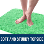 OLANLY Dog Door Mat for Muddy Paws 24x16, Super Absorbent Chenille Mud Mat | - Image 4