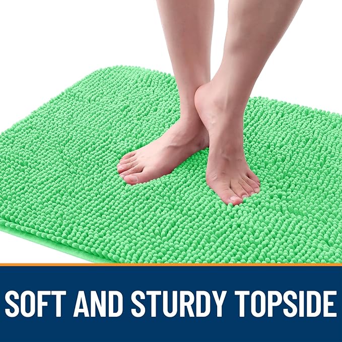OLANLY Dog Door Mat for Muddy Paws 36x24, Super Absorbent Chenille Mud Mat | - Image 4