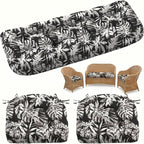 1 MIDDLE ONE Wicker Chair Cushions 3 Pieces Set by 1MIDDLEONE