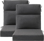Unimatta Outdoor High Back Chair Cushion Seat Pads, 44 x 21 Inch by Unimatta