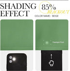 NICETOWN Froest Green Blackout Curtains 63 inches Length - Image 4